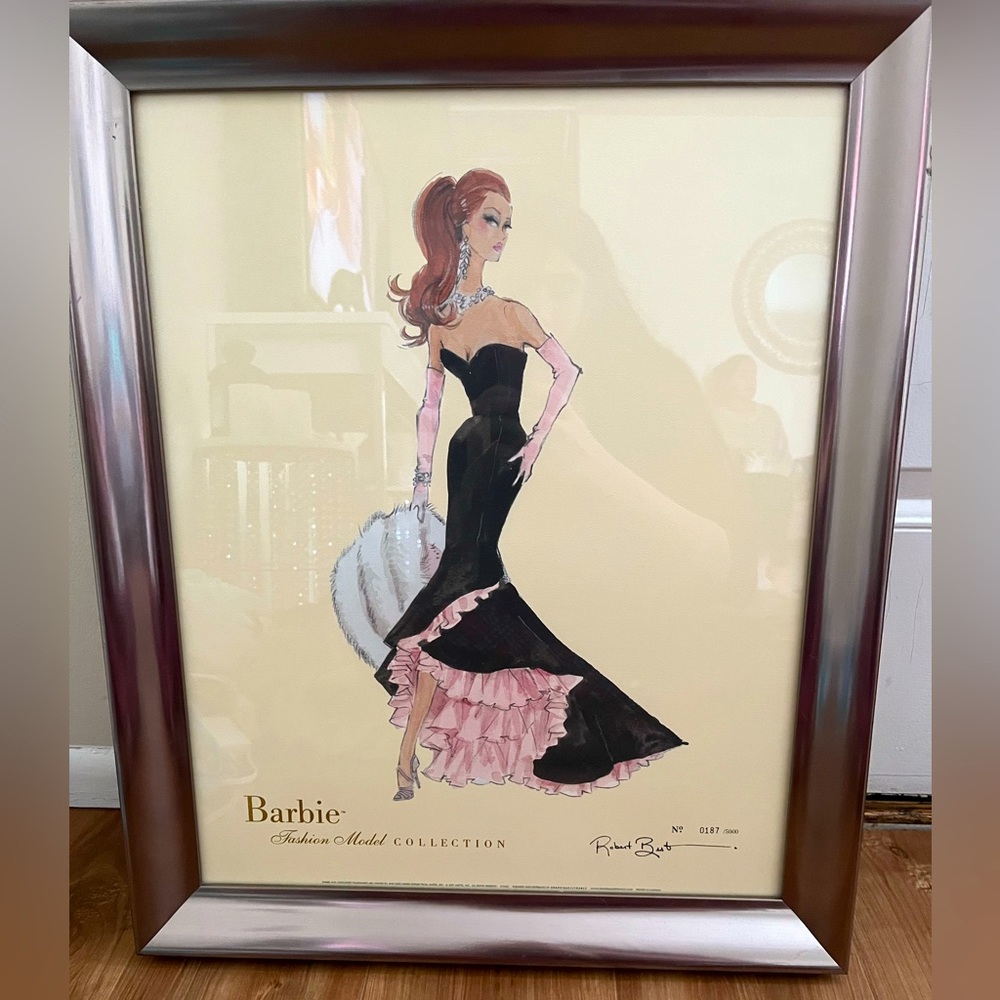 Rare Barbie painting collectible item 187/5000